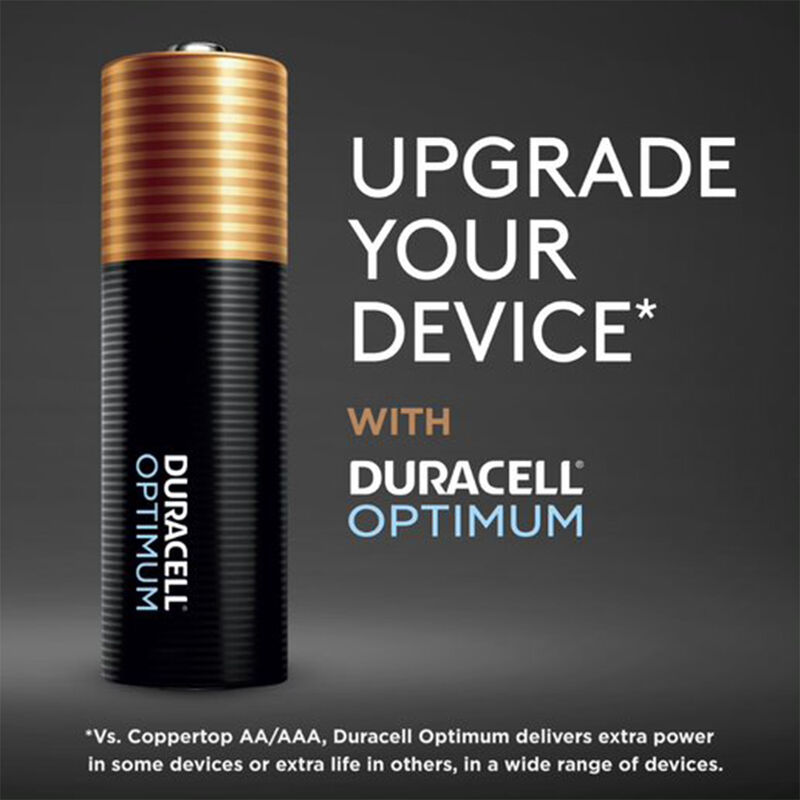Duracell Optimum AA Alkaline Batteries, 8-Pack image number 6