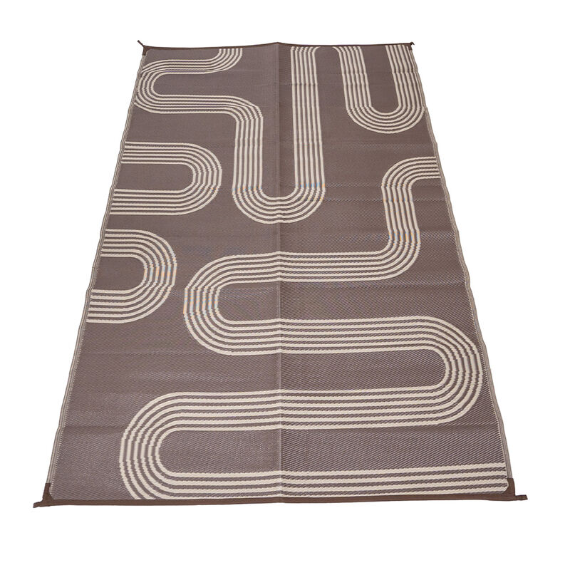 Venture Forward Reversible RV Patio Mat w/ Carry Bag, Modern Maze image number 1