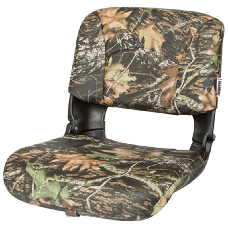 Tempress All-Weather High-Back Camo Boat Seat, Mossy Oak Break-Up image number 1