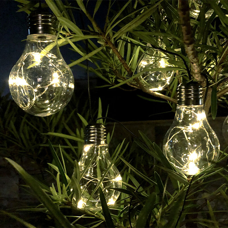 Solar Powered 64" LED String Lights, 4 Pack image number 4