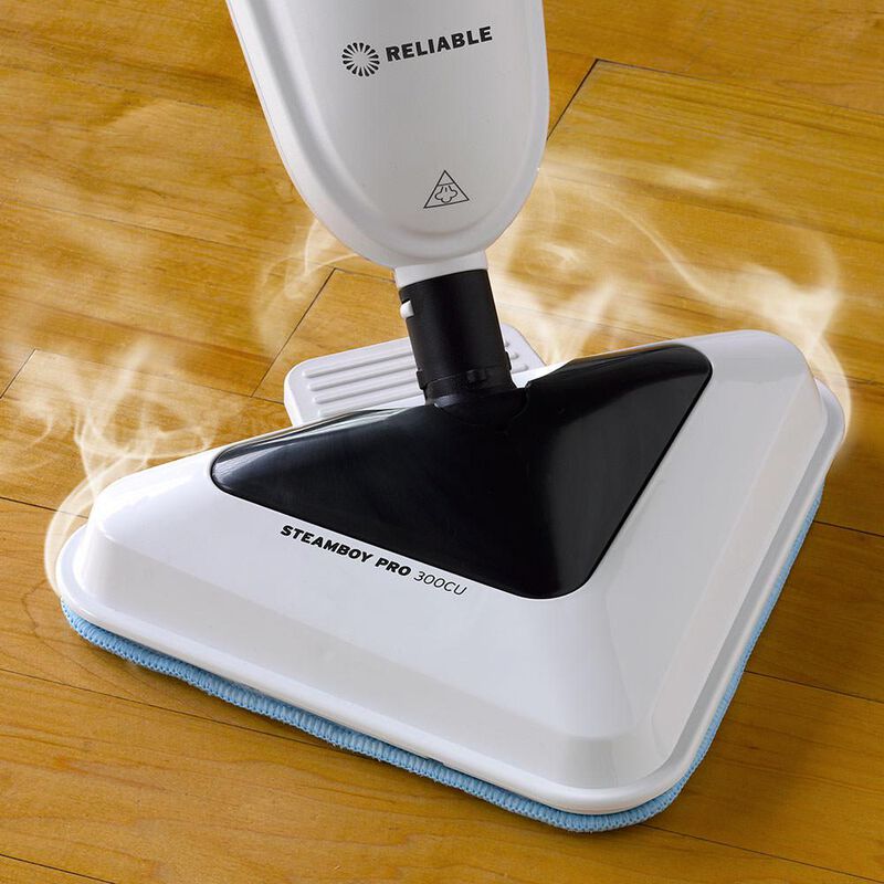 3-in-1 Steam & Scrub Steam Mop with Replaceable Microfiber Pads & Carpet Glide image number 10