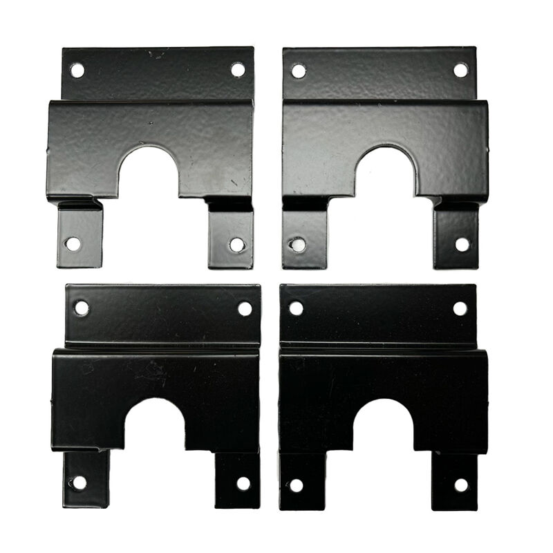 CONTOURE Heavy-Duty Floor Bracket, Black image number 1