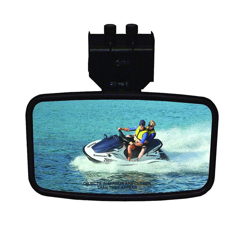 Safety Rearview Marine 4" x 8" Mirror image number 1
