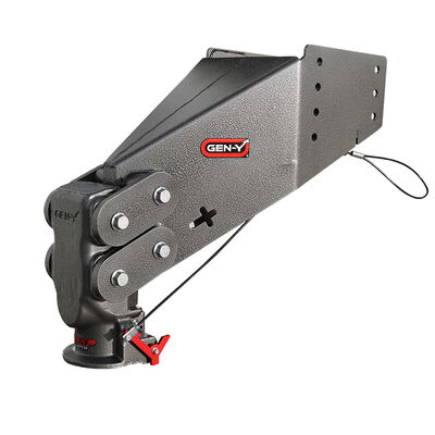 Gen-Y Hitch Executive SnapLatch Rhino 5th Wheel Pin Box Replacement with Gooseneck 2-5/16" Coupler, 2.5K-4.5K Pin Weight, 30K Towing