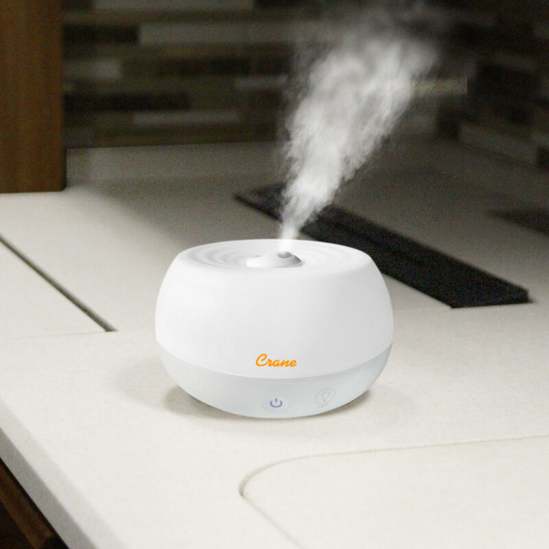 Crane Personal Ultrasonic Cool Mist Humidifier and Aroma Diffuser, White image number 4