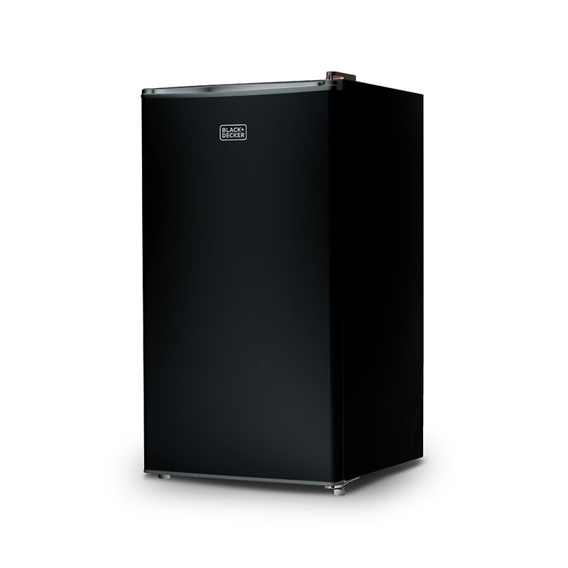 Black+Decker 3.2 cu. ft. Mini Fridge with Freezer, Black image number 1