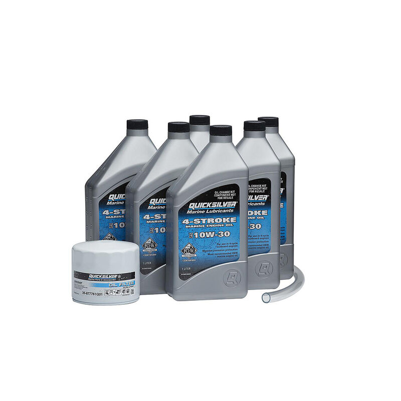 Quicksilver Oil Change Kit, 10W-30, Mercury/Mariner 150 HP Engines image number 2
