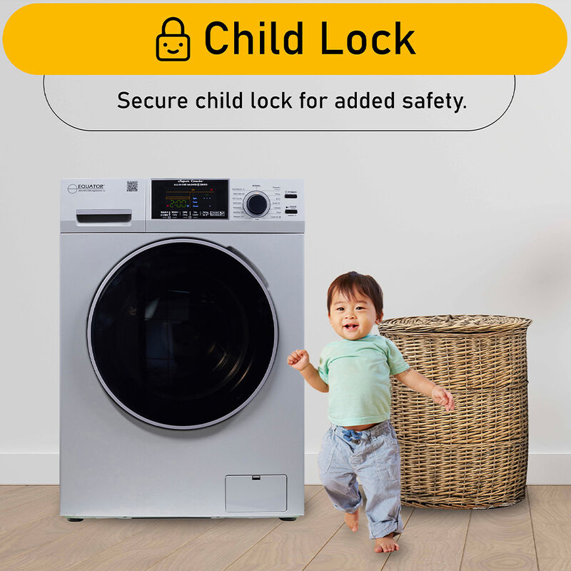 Equator 15-lb. All-in-One Combo Washer Dryer, Silver image number 10