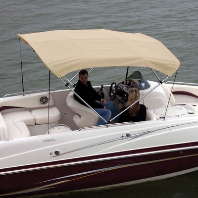 Shademate Sunbrella Stainless 4-Bow Bimini Top 8'L x 42''H 67''-72'' Wide