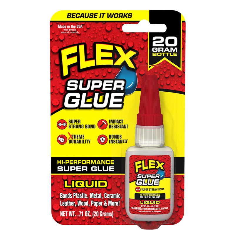 Flex Seal Flex Super Glue, Liquid, .7 oz. Bottle (20 Grams) image number 1