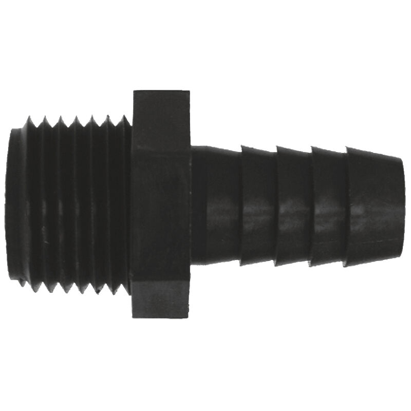 Brass Fittings Male Hose Barb Adapter, 1/2" Hose With 1/2" Thread image number 1
