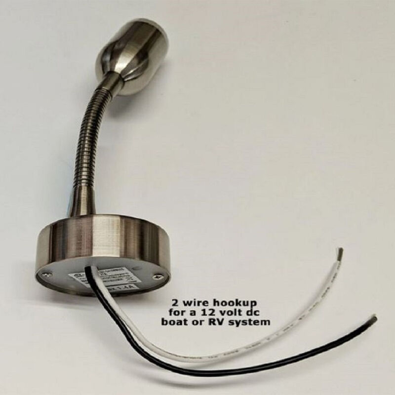 Flex USB Equipped 12 Volt LED Reading Light with Flexible Gooseneck image number 7