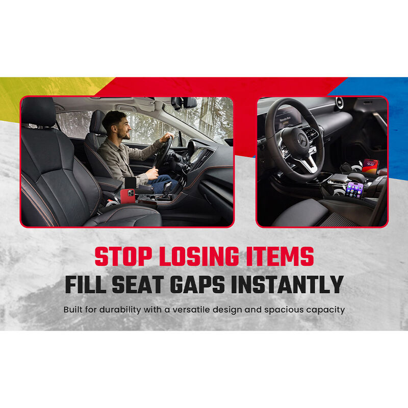 NASCAR Car Seat Gap Filler Organizer, 2-Pack image number 5