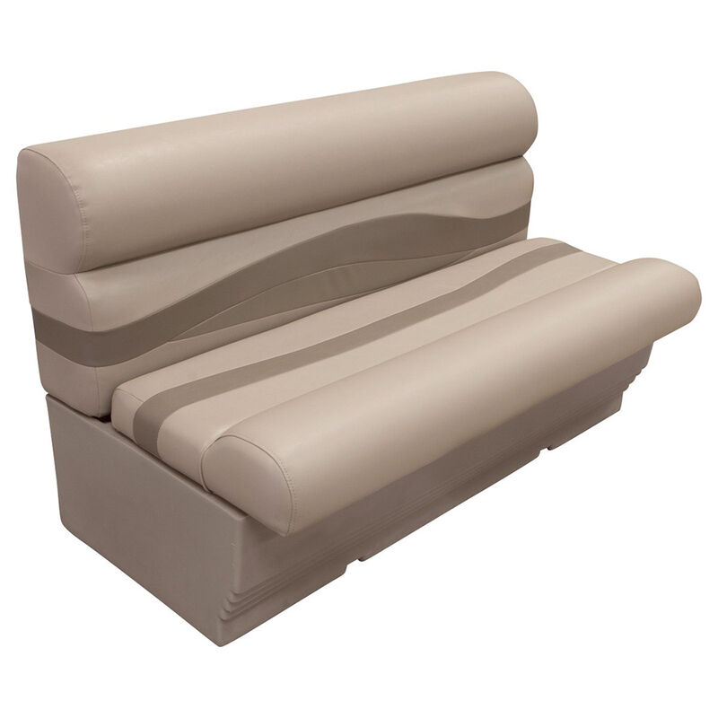 Wise Premier Pontoon 50" Wide Bench Seat with Mocha Base image number 1