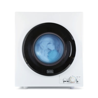 Black+Decker Portable 2.65 cu. ft. Dryer, White