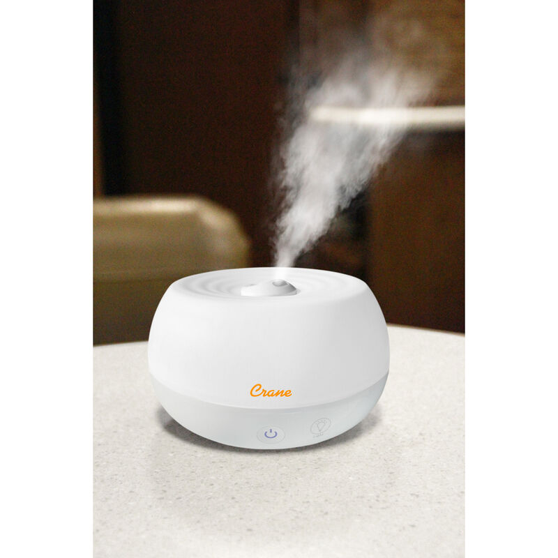 Crane Personal Ultrasonic Cool Mist Humidifier and Aroma Diffuser, White image number 5