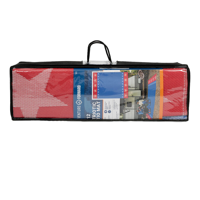 Venture Forward Reversible RV Patio Mat w/ Carry Bag, Patriotic image number 12