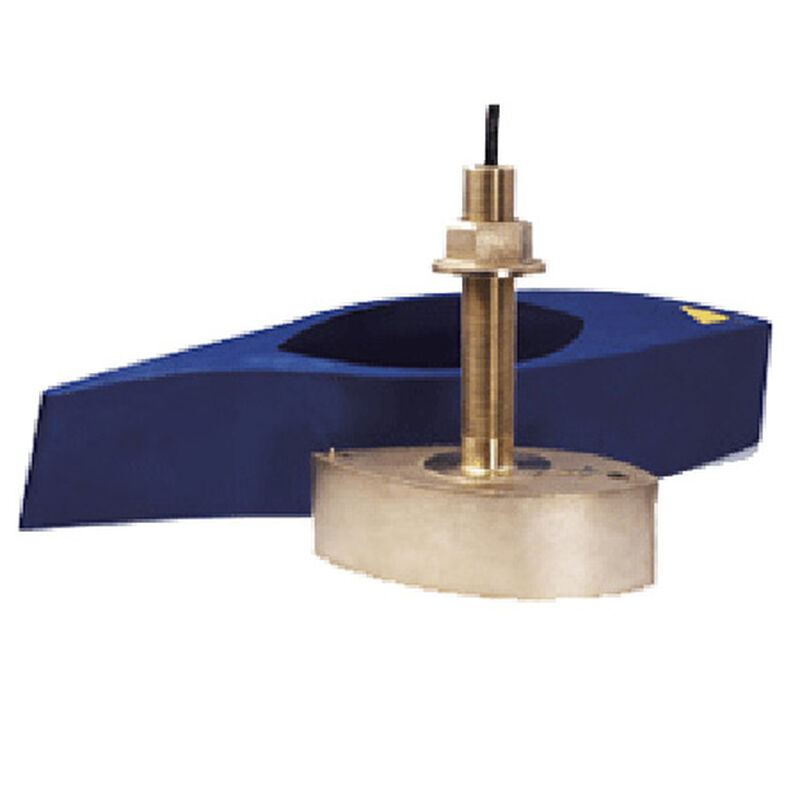 1 kW Bronze Broadband Thru-Hull Transducer w/Temp, Diplexer, Fairing Block image number 1