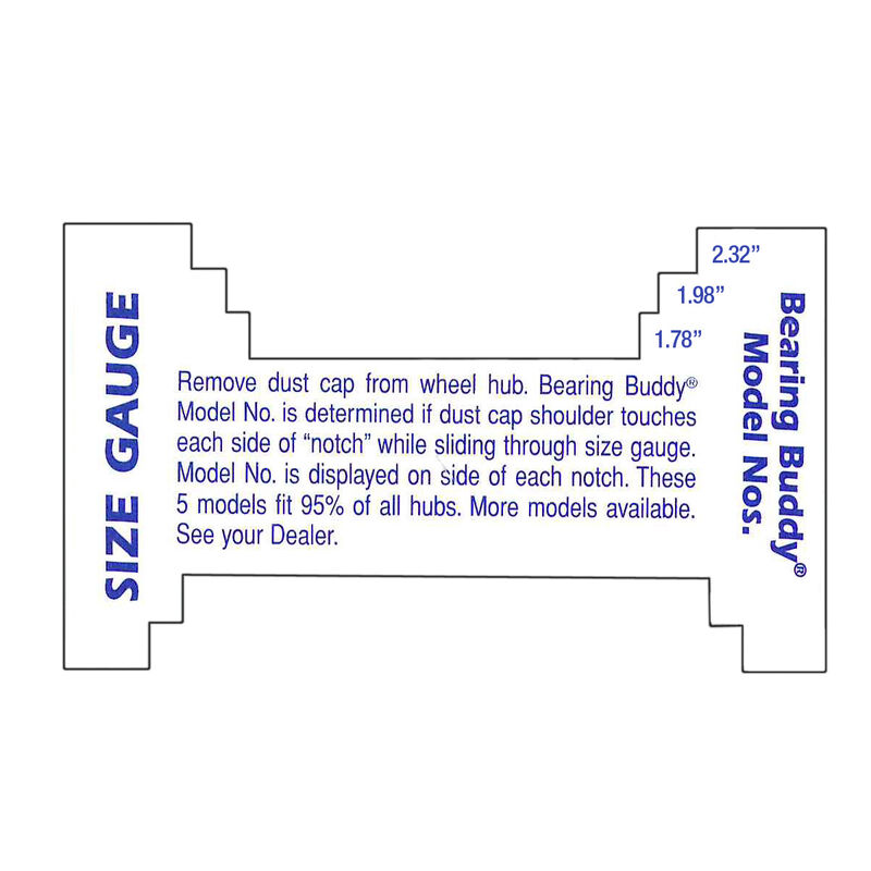 1.78" Stainless Steel Bearing Buddy, pair image number 3