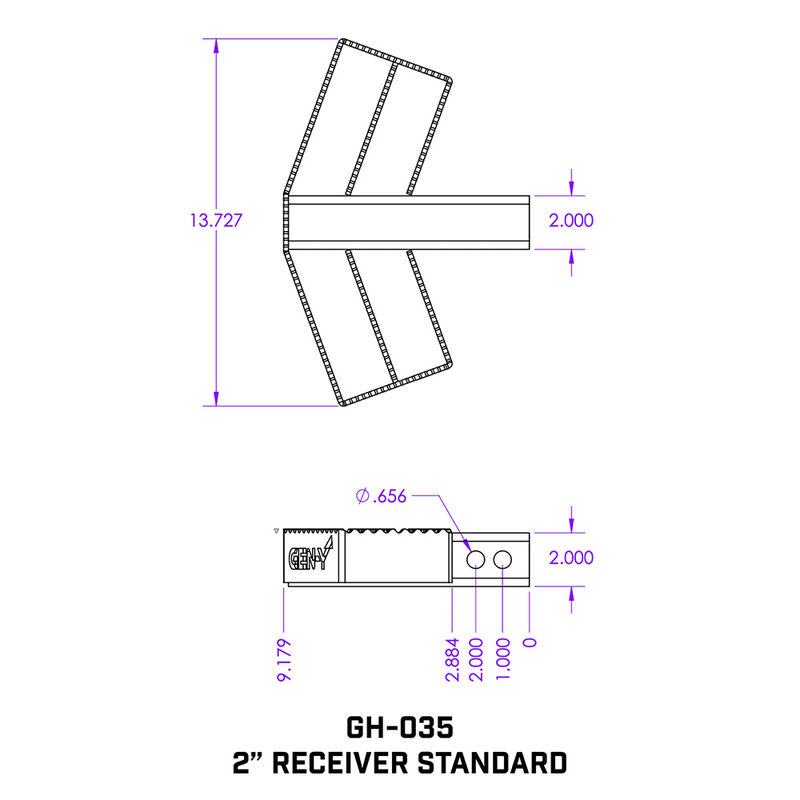 Gen-Y Hitch Serrated Hitch Step, 2" Receiver image number 6