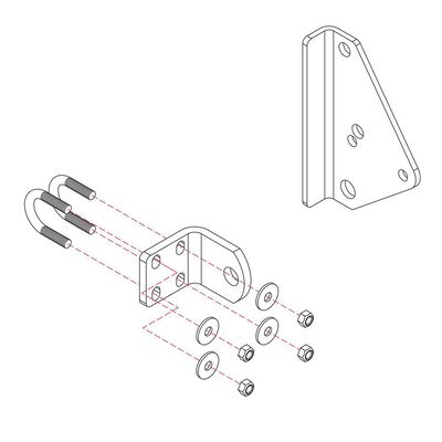 Roadmaster Reflex Steering Stabilizer Mounting Bracket, RBK1