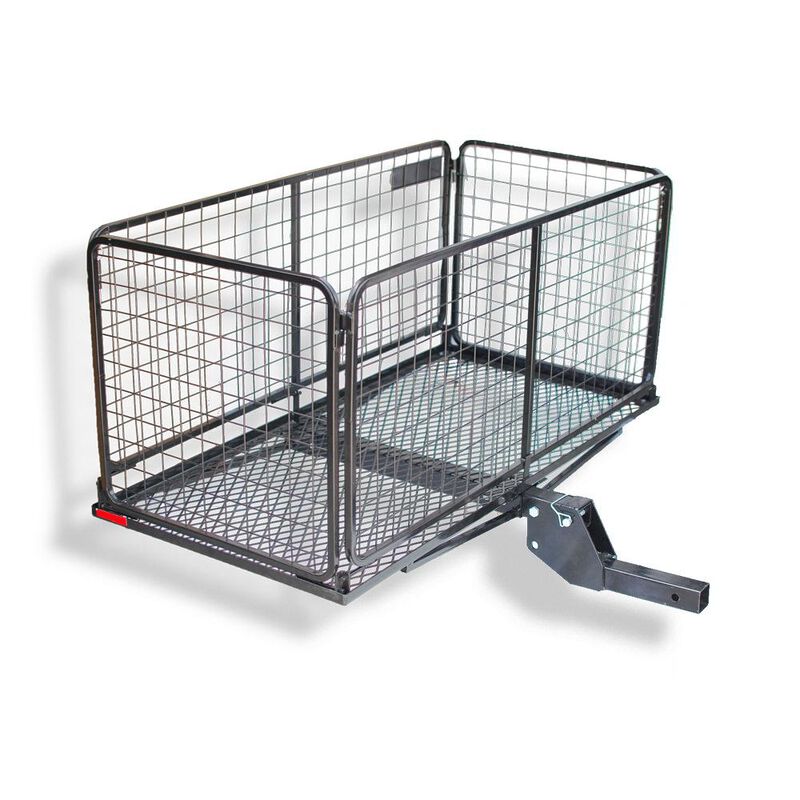 Cargo Carrier Basket with 4 inch Raised Folding Shank image number 1