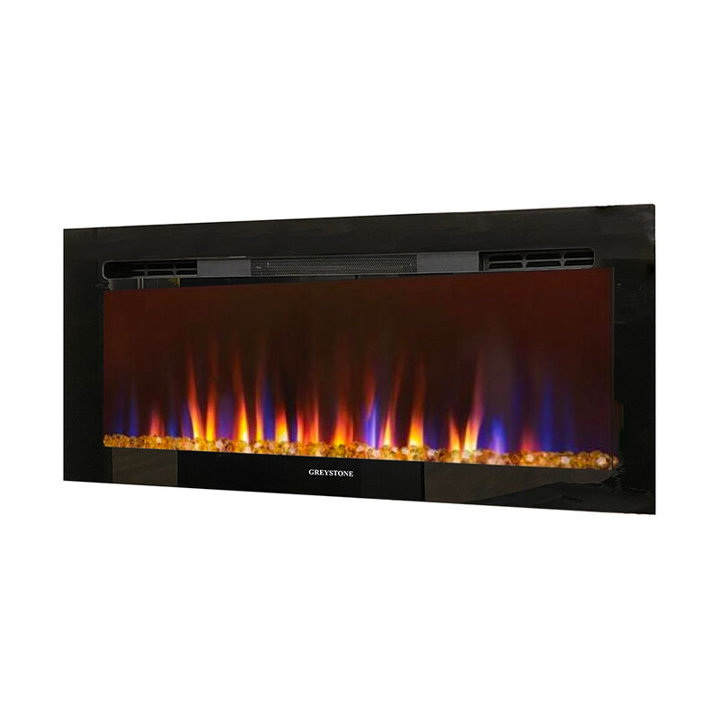 Greystone 31" 3-Color Crystal LED Fireplace with Remote image number 1