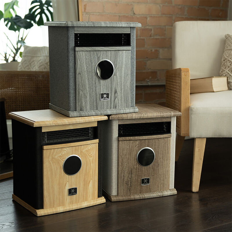 Heat Storm A-1500-ILODB 1500-Watt Deluxe Signature Design Cabinet Heater, Black image number 7