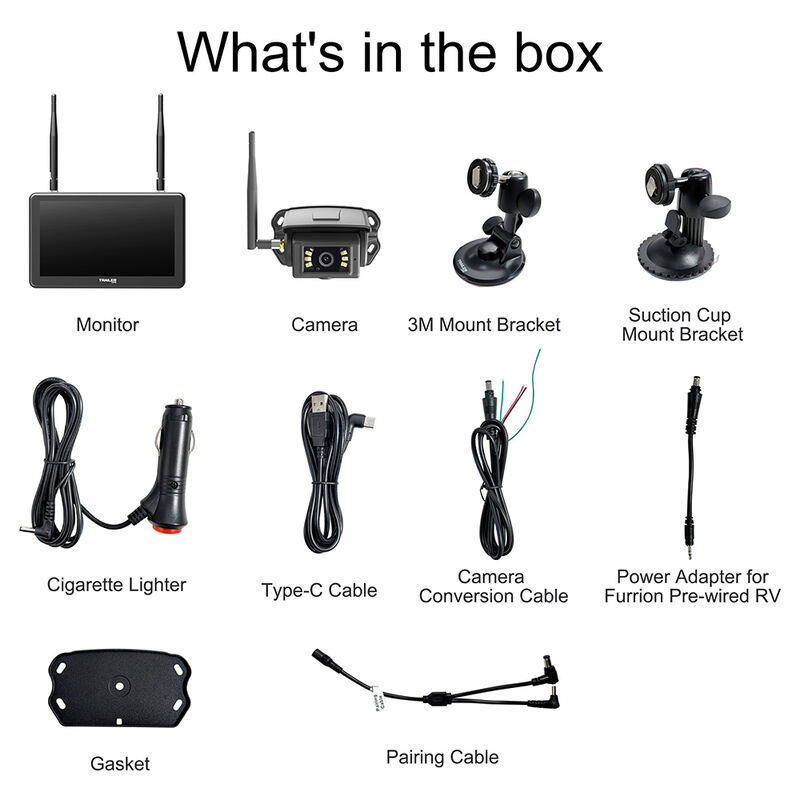 Trailer Life Pathway CW7T Wireless Backup Camera System with 7" Touchscreen image number 5