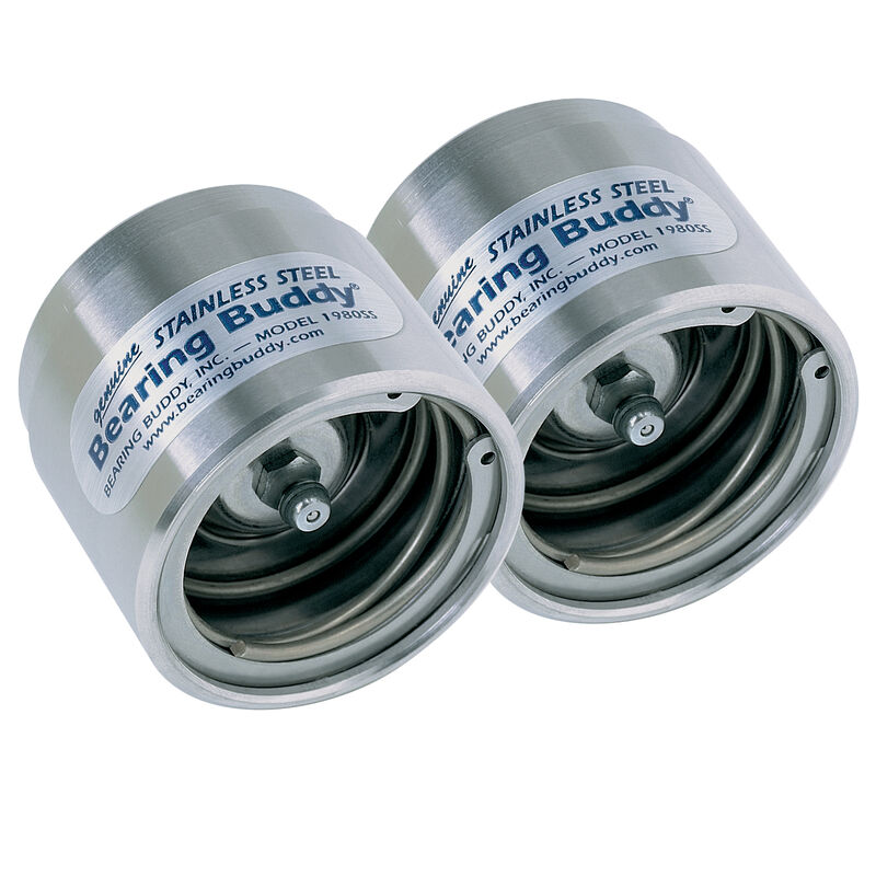 2.32" Stainless Steel Bearing Buddy, pair image number 1