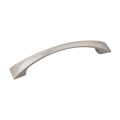 JR Products Designer Cabinet Handle, 5" Wide, Satin Nickel