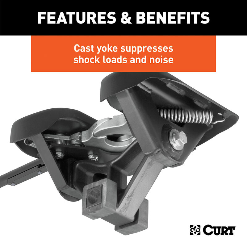 Curt 16141 A20 5th Wheel Hitch with Rails, 20K image number 6