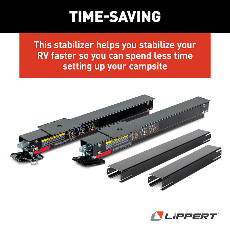 Lippert Quick Drop RV Stabilizer Double Leg Kit image number 9