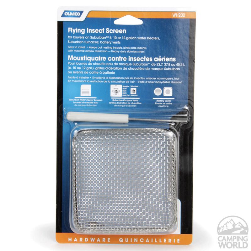 Flying Insect Screen, 6-16 gallon water heater vents image number 2