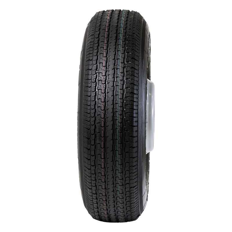 Diamondback DR653 ST235/80R16 Load E 10-Ply Trailer Tire with Vesper Silver Dual Wheel image number 3