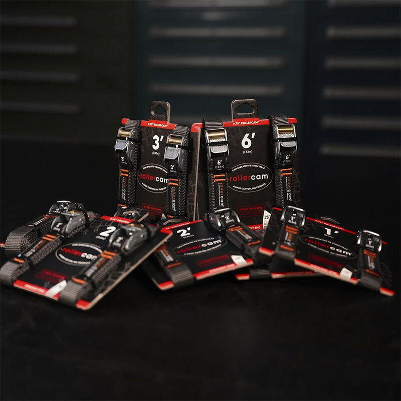 Rollercam Straight End 0.75" Wide Tie-Downs, 2' Long, Set of 2 image number 8