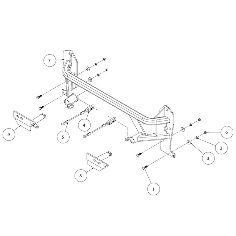Roadmaster Crossbar Style Baseplate Kit&mdash;2007-2010 Mini Cooper (521878-1) image number 1