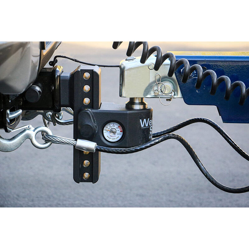 Weigh Safe Steel Drop Hitch, SWS6-2.5, 6" Drop, 2" Shank image number 9