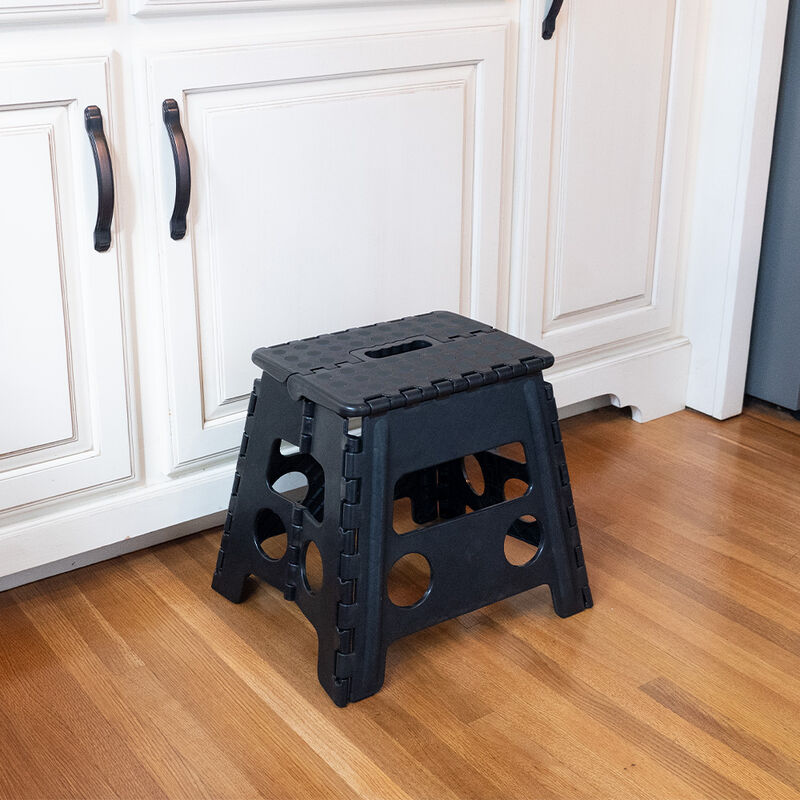 Camper's Choice 12.6" Black Folding Step Stool image number 7
