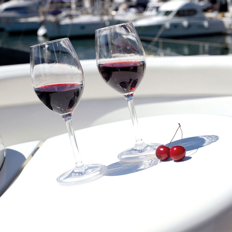 Non-Slip Clear Wine Glass, Set of 6  image number 2