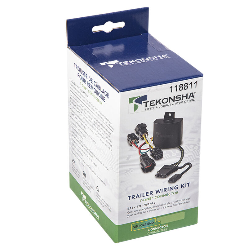 Tekonsha T-One 4-Way Trailer Wiring Harness I Volkswagen Tiguan image number 2