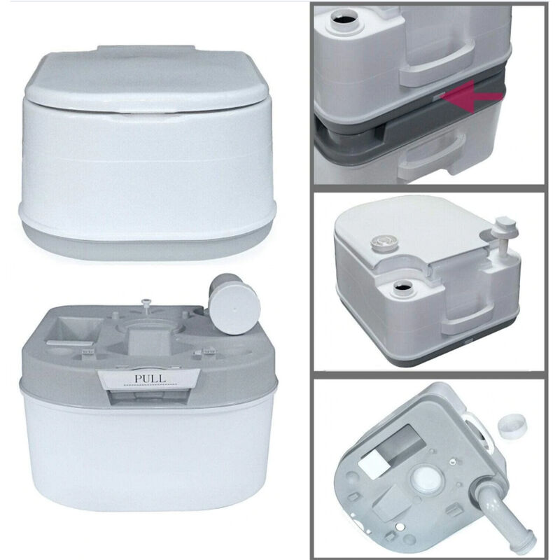 GlareWheel 6.3 Gallon Portable Travel Toilet image number 4