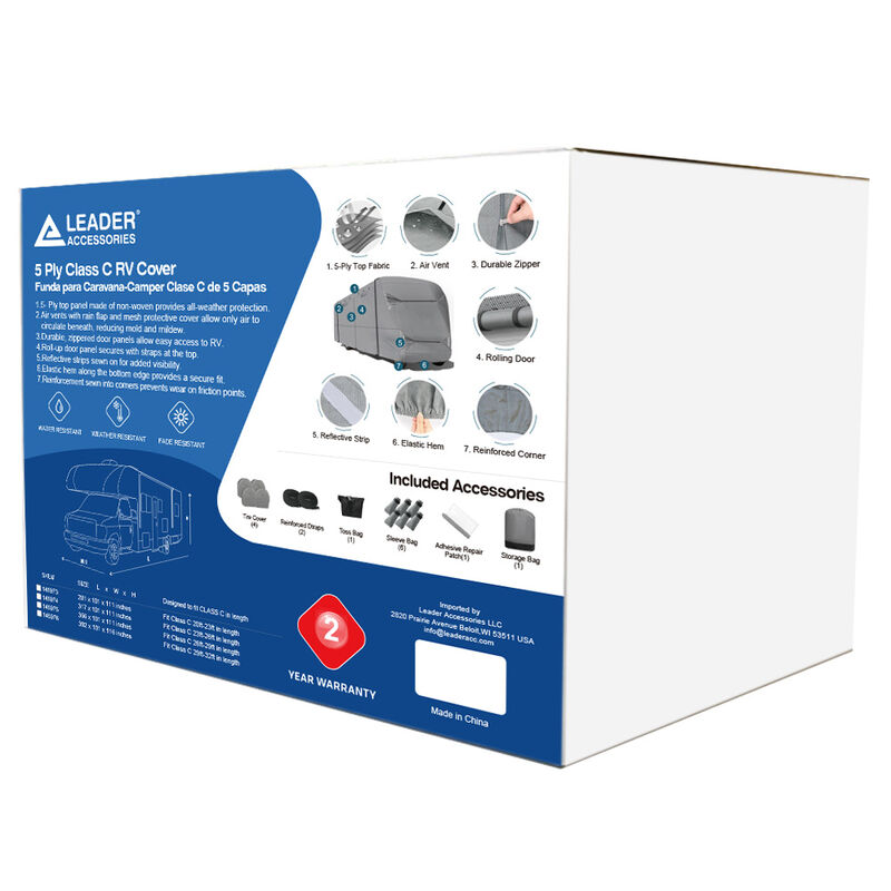Leader Accessories Class C RV Cover image number 8