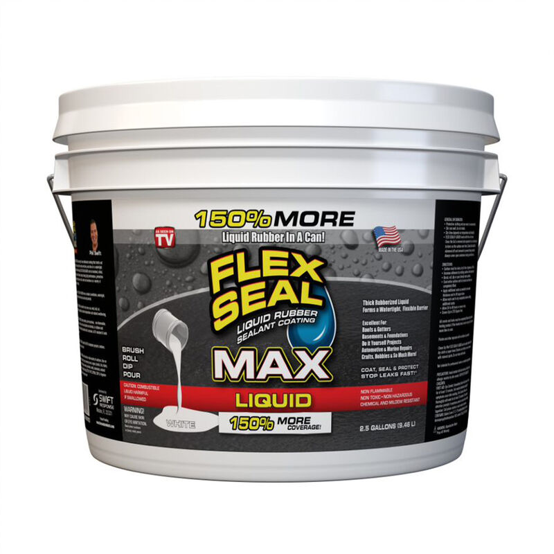 Flex Seal Liquid MAX, 2.5 Gal., White image number 1