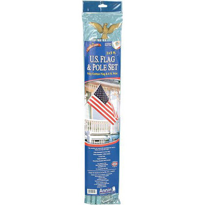 Annin 3' x 5' Polycotton American Flag Kit
