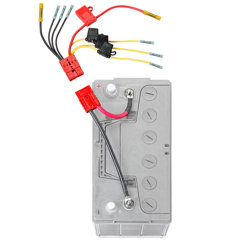 Connect Ease 12-Volt Multi (4) Fused Connection Kit, Fuses Included, Lithium Compatible image number 1