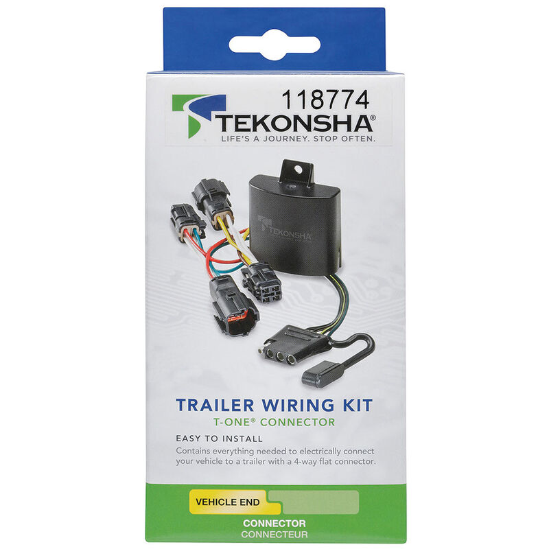 Tekonsha T-One T-Connector Custom Wiring Harness: Volvo XC70 image number 3