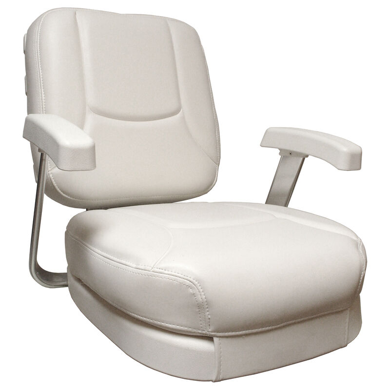 Springfield Ladder Back Chair With Cushions, White image number 1