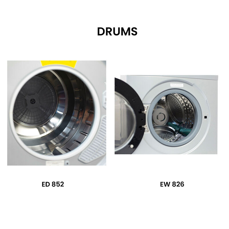 Equator Premium Stackable 15-lb. Washer + 3.5 cu.ft. Vented Digi Dryer, 110V, Silver image number 4