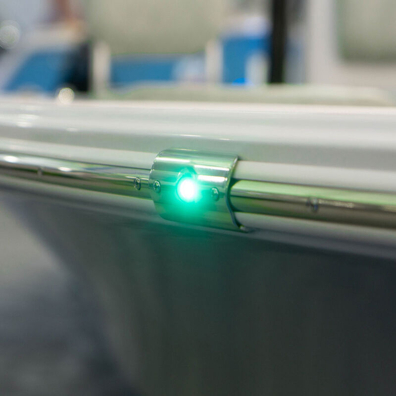 TACO Marine F38-6602-1 Rub Rail-Mounted LED Navigation Light Set 3-3/8" image number 8